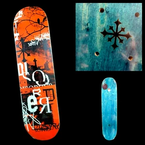 Nyjah Huston Disorder Graveyard Halloween 8.125" Skateboard Deck *New in Shrink* - Picture 1 of 12