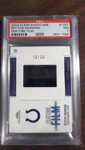 2004 Fleer Showcase Feature Film #10 Peyton Manning /50 graded PSA 7 NM Pop 1/1 - Picture 1 of 1