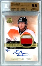2011-12 The Cup Gold Rainbow #178 Sean Couturier RC PATCH AUTO /14 - BGS 9.5