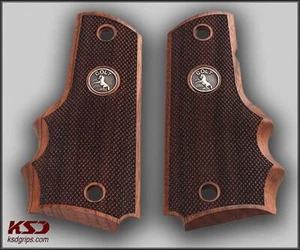 KSD Brand Colt 1911 FIT Impugnature in noce compatibili modello diamante - Foto 1 di 3