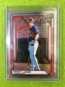Camiseta con tarjeta de Aaron Judge #29 Fresno St Yankees 2019 National VIP cromada plateada - Imagen 1 de 12