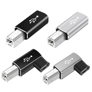 USB C Female to USB B Male Adapter for Printer MIDI Controller Keyboard UK - Bild 1 von 18