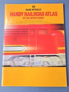 Rand McNally Handy Railroad Atlas of the United States 1988 - Picture 1 of 7
