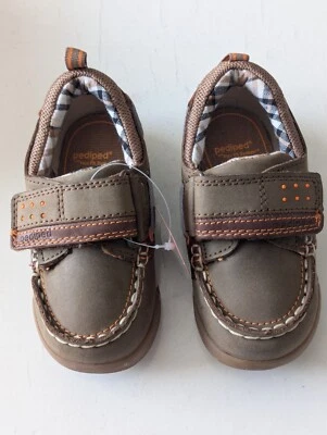 Zapatillas Niños Talla 5-.5.5 Cuero Artesanal Suave Saludable.Marrón. Aleta. 0183 Foto 1 de 4