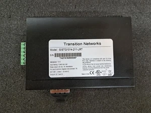 Usado, red de transición, SISTG1014-211-LRT, convertidor de medios de fibra, doble - Imagen 1 de 3