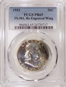 1953 PR65 FS-901 Re-engraved Wing Feathers PCGS Cherrypickers Guide Variety - Picture 1 of 3