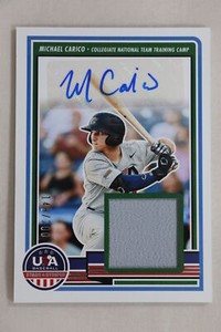 Michael Carico - 2023 Stars & Stripes USA Baseball Autograph Materials #148/200