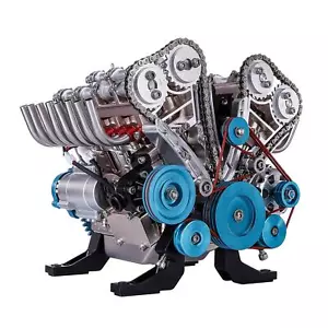 TECHING V8 Engine Building Kit 8 Cylinder Metal Machinery Display Model Gifts - Picture 1 of 12