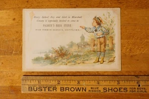 Antique Victorian Trade Card Marshalltown Iowa - Picture 1 of 3