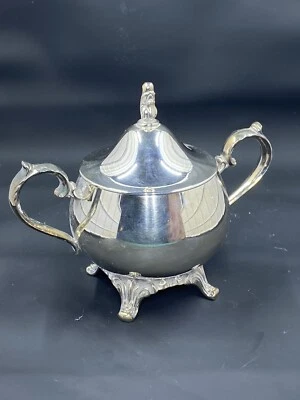 Plato de azúcar Oneida plateado Foto 1 de 4