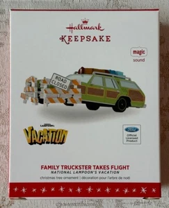 Hallmark 2016 National Lampoon's adorno de vacaciones familia camionero toma vuelo - Imagen 1 de 1