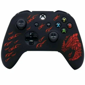 For XBOX ONE S Anti-slip Silica Game Controller Case Laser Engraving Cover Skin - Picture 1 of 13