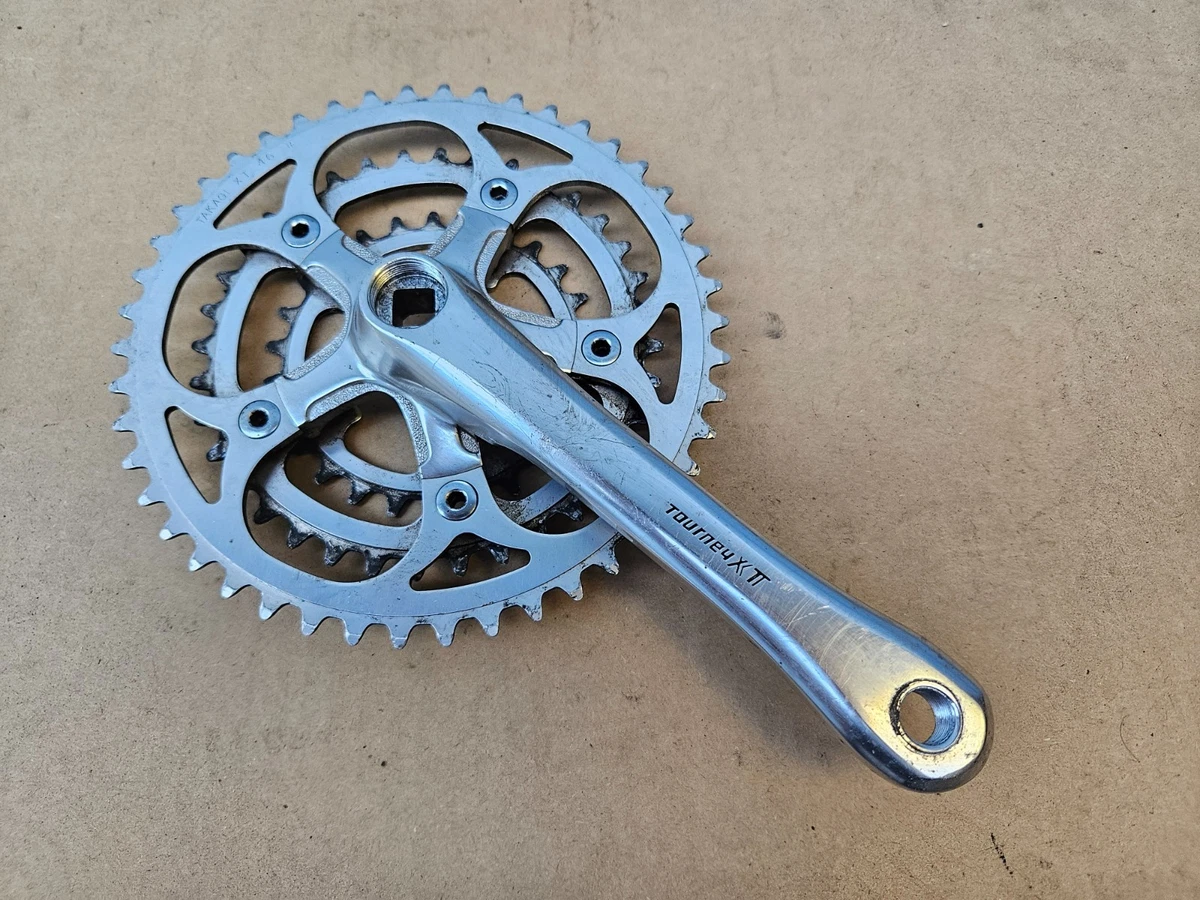 Takagi Tourney XT Triple Road Bike Crankset 175mm 46/36/26 Drive