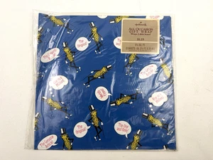 Vtg Planters Nuts Mr. Peanut Hallmark All Occasion Gift Wrap Wrapping Paper New - Picture 1 of 5