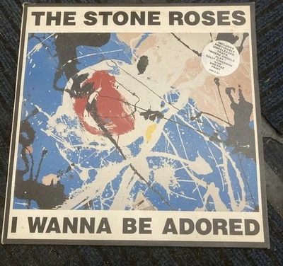 The Stone Roses I Wanna Be Adored 12" Vinyl Record 1991 Silvertone - Image 1 of 4