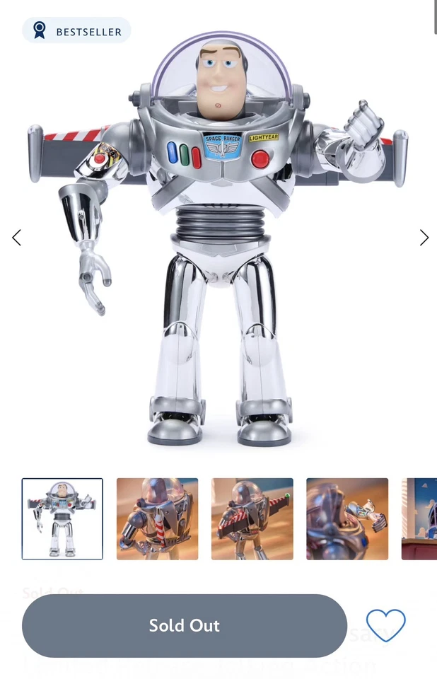 Buzz Lightyear 30th Anniversary Limited Release Talking Action Figure Toy Story✅ - Image 1 of 2