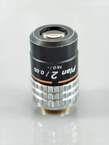 Nikon CFN Plan 2X/0.05 obiettivo microscopio Labophot Optiphot Alphaphot - Foto 1 di 3