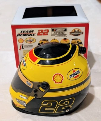 Mini Casco Joey Logano NASCAR Shell Pennzoil Cup Series Foto 1 de 4