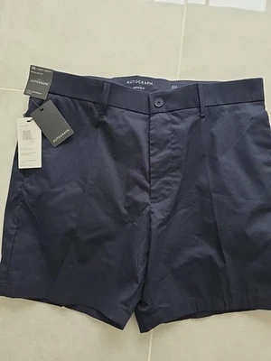 Men's M&S Autograph Navy Super Lightweight Shorts W36 NWT - Image 1 of 4
