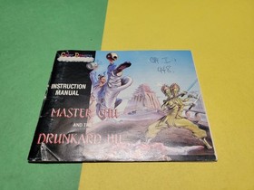 Master Chu And The Drunkard Hu Manual Only NES Nintendo