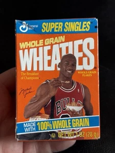 Vintage 1992 Michael Jordan WHEATIES Super-Single Cereal Box - Sealed! - Picture 1 of 5