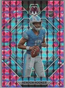 2023 Panini Mosaic - Rookies Hendon Hooker #322 Camo Pink Mosaic Prizm (RC) - Foto 1 di 2