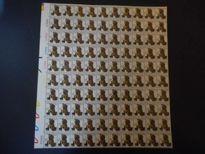 Scott 1729, 13 centavos, Washington at Valley Forge, hoja - Imagen 1 de 2