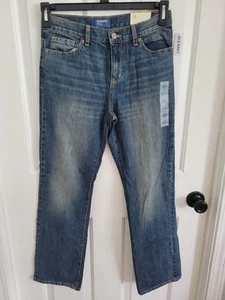 Old Navy Girls Famous Bootcut Medium Wash Adjustable Denim Jeans Size 14 NEW - Picture 1 of 8