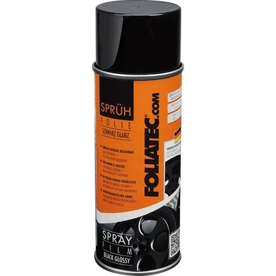 FOLIATEC Sprüh Folie 400 ml Schwarz für Motorrad Auto Garten Hobby - Bild 1 von 2