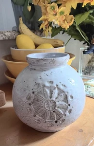 MCM BITOSSI Sevilla Aldo Londi für Bitossi ITALIEN Keramik Vase 7" Blumen 4811 - Bild 1 von 7