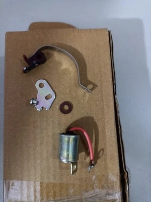 Punto de contacto condensador 12V se adapta a los primeros modelos Royal Enfield Bullet 350/500cc Foto 1 de 4