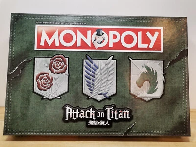 Gesellschaftsspiel - Monopoly Attack on Titan - ( ab 8 Jahren ) - NEUWARE - Bild 1 von 4