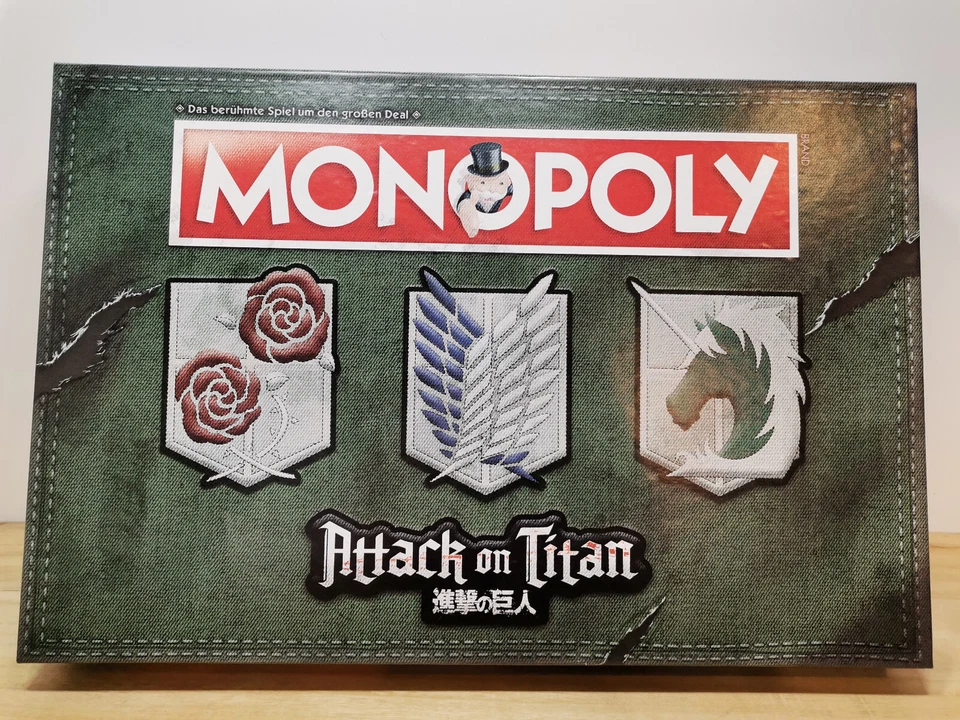 Gesellschaftsspiel - Monopoly Attack on Titan - ( ab 8 Jahren ) - NEUWARE - Bild 1 von 4