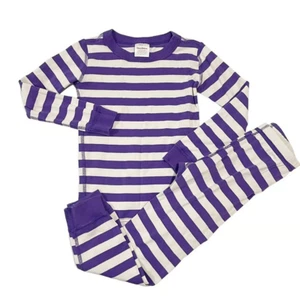 Hanna Andersson Purple Striped Pajamas - Picture 1 of 3