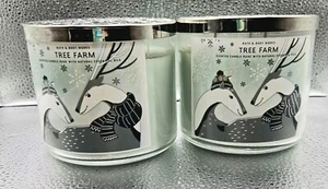 Set of 2~Bath & Body Works Tree Farm 3-Wick Jar Candle, 14.5 oz - Picture 1 of 3