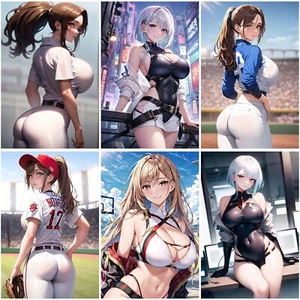 Anime Mädchen 6 Stck. 3""x4,5"" Kühlschrank Magnete Kühlschrank Fotos Schließfach Werkzeugkiste Dekor - Bild 1 von 5