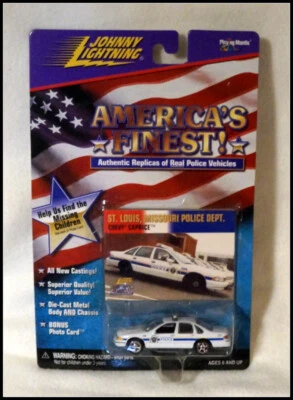 Chevy Caprice Johnny Lightning America's Finest St Louis Police nuevo sistema operativo #Z513 Foto 1 de 4