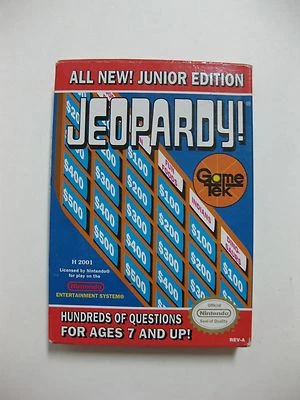 NINTENDO NES Jeopardy - Junior Edition Complete w/ box & instructions GREAT COND - Image 1 of 3