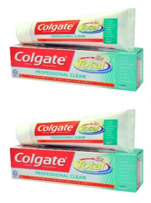 2 x Colgate Total 12 Professional Clean Gel Anticavity Toothpaste 80g. - Image 1 of 4