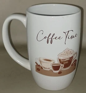 Royal Norfolk Coffee Time Large 16 oz Double Sided Coffee Mug - Picture 1 of 7