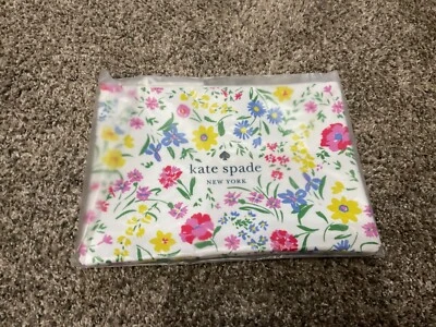Bolsa de maquiagem floral Kate Spade Nova York bolsa estacionária grande nova lacrada - Imagem 1 de 2