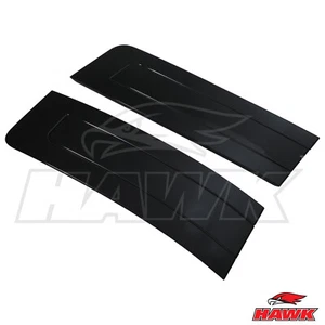 GLOSS BLACK SIDE AIR VENTS INTAKES FENDER TRIMS FOR RANGE ROVER VOGUE L460 2022+ - Afbeelding 1 van 8