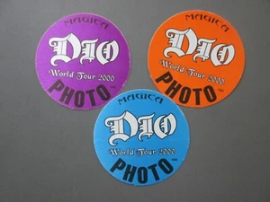 DIO Backstage Pass Satin Aufkleber DREI Magica 2000 KREISE - OTTO! - Bild 1 von 1