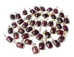 Bellissimo Ciondolo Eudialita Russa Argento Sterling 925 Raro 1 Scelto a Caso F11 - Foto 1 di 3