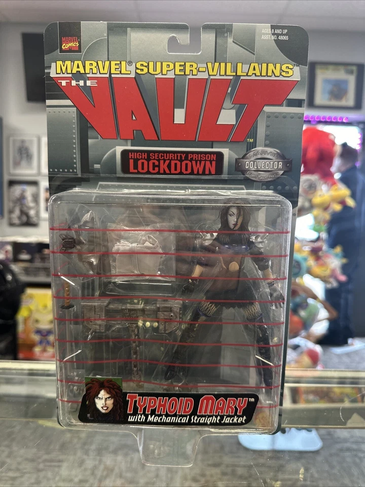 Typhoid Mary Marvel Super Villains The Vault Action Figure 1998