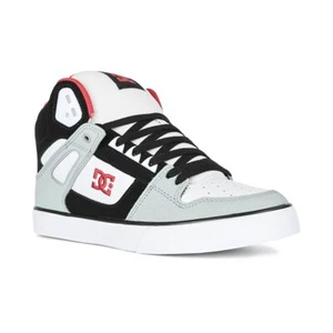 Zapatos DC Pure High Top WC - Gris/Negro/Blanco/Rojo - Imagen 1 de 7