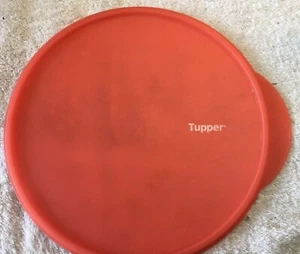 Tupperware Ersatzdeckeldichtung rund 9,5" rötliche Farbe. - Bild 1 von 7