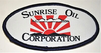 Vtg Sunrise Oil Corporation Uniform Hat Patch New NOS 1970s Wild Cat Drilling? Foto 1 de 3