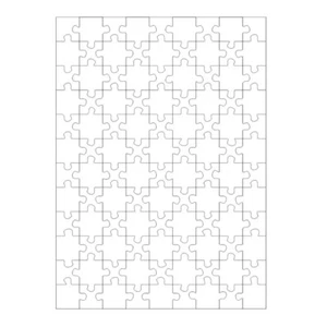 108 Pezzi Puzzle Rigido Trasparente Pezzo Falso Bambini Puzzle Gioco Giocattolo - Foto 1 di 10