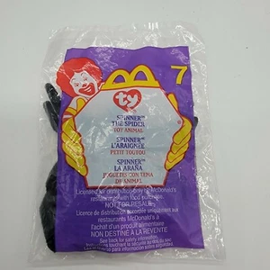 Vintage TY Spinner the Spider Teenie Beanies Babies McDonalds Promo 2000 NIP - Picture 1 of 2